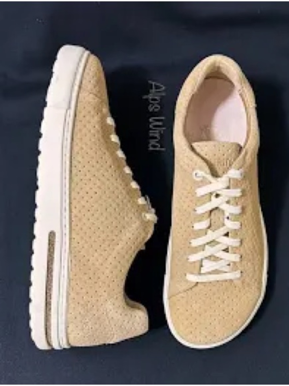 Birkenstock Bend Low Dotted New Beige sz 42 M9 W11 - Picture 3 of 13